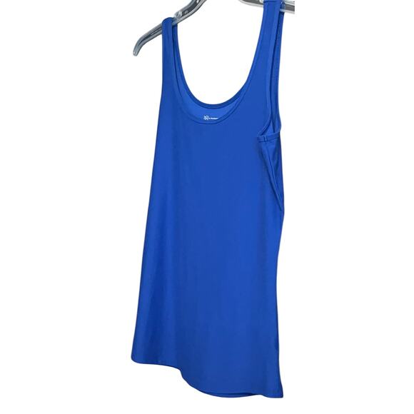NO BO SLEEVELESS, ROUND NECK PULL-OVER TANK TOP, JUNIORS, XXL (19), SOLID BLUE - Picture 3 of 9